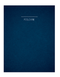 Poslovnik 20 x 26 cm moder