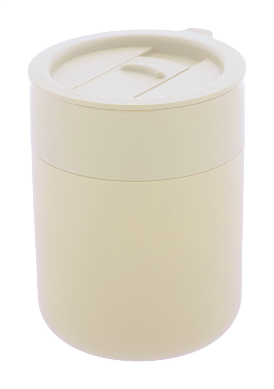 Potovalni keramični lonček s silikonsko prevleko 300 ml