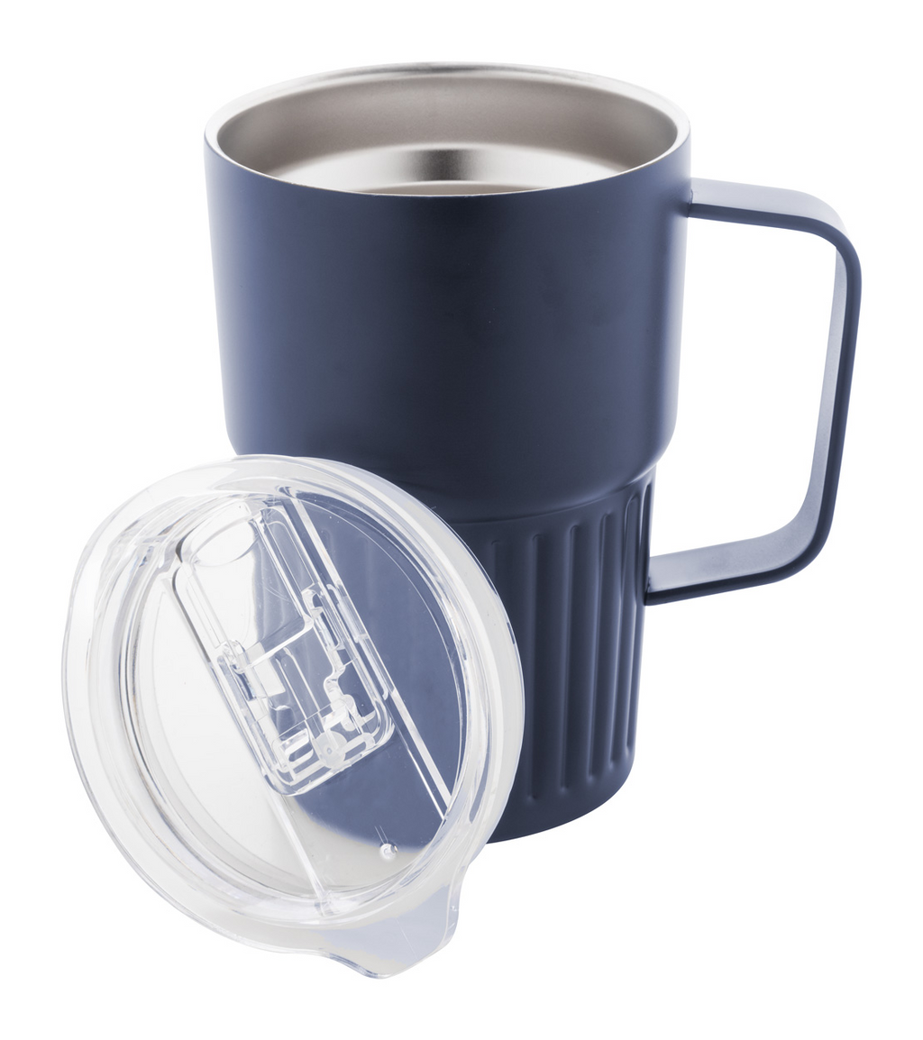 Termo lonček z dvojno steno - reciklirano nerjaveče jeklo 470 ml