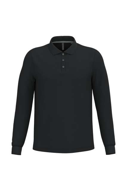 MOŠKA POLO MAJICA Z DOLGIMI ROKAVI