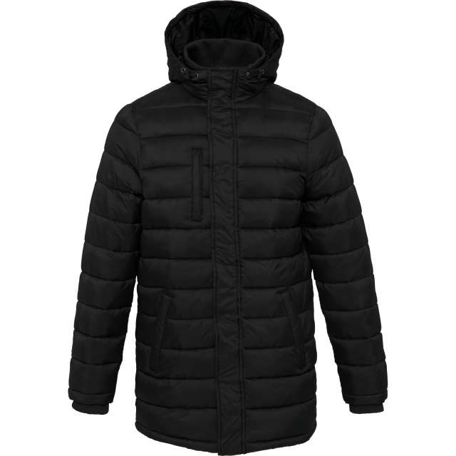 MOŠKA LAHKA PODLOŽENA PARKA S KAPUCO